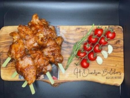 Black Garlic & Pepper Chicken Kebab